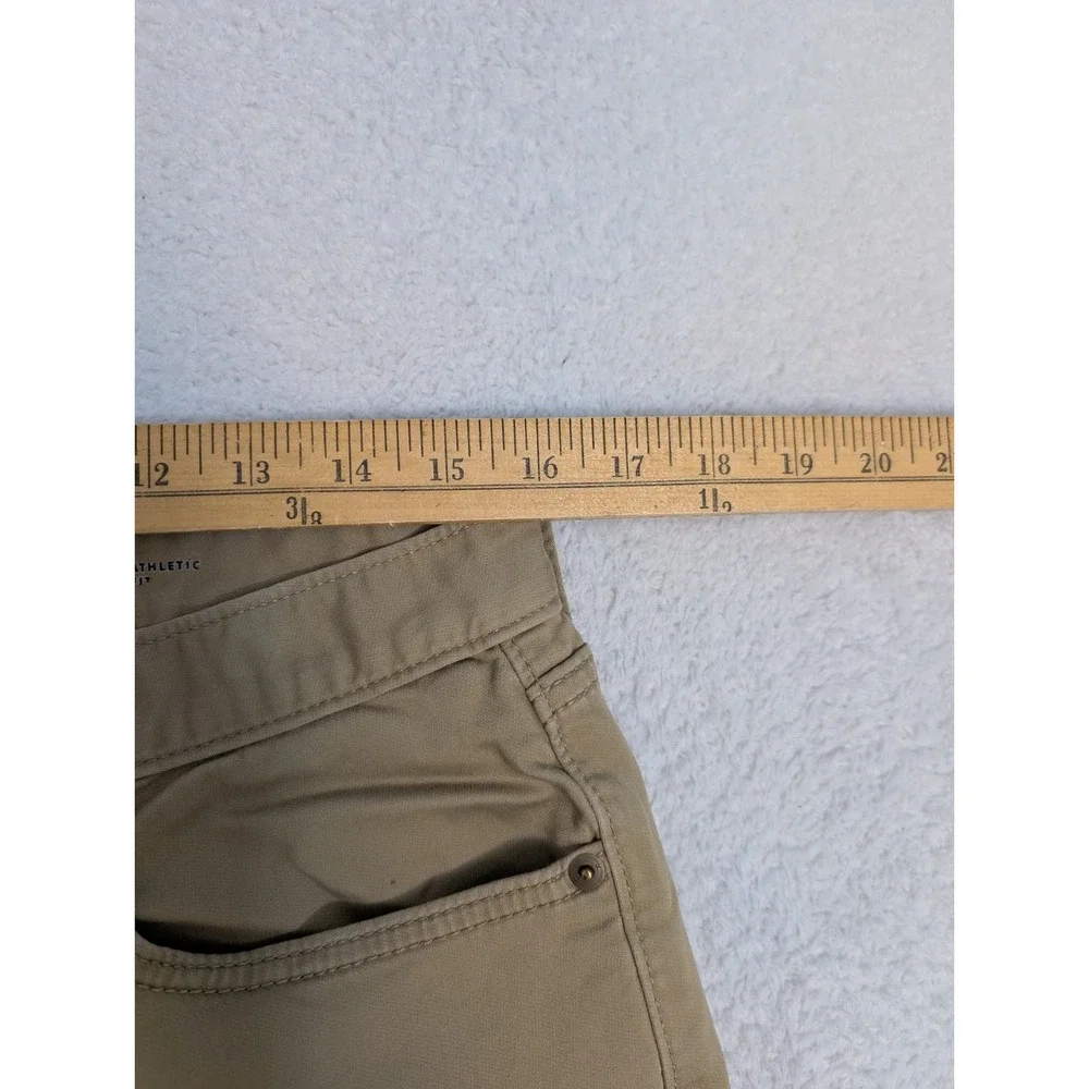 Banana Republic Travel Jeans Mens 32x32 Beige Athletic Fit‎ Stretch Denim Pants